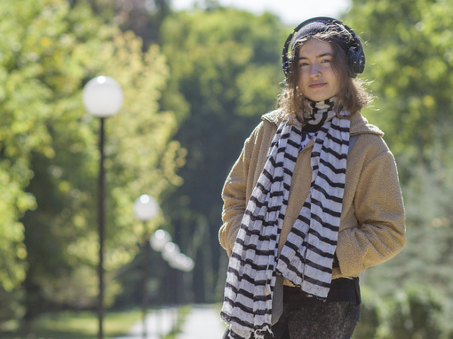 Maya Clars, fall photoshoot