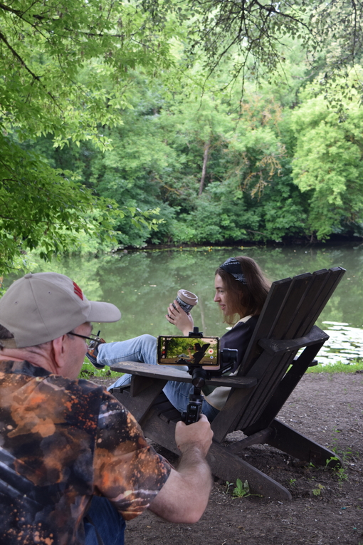 Maya Clars, After the Shock, music video, backstage