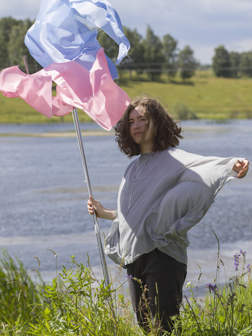 Maya Clars, Parachute, music video, backstage