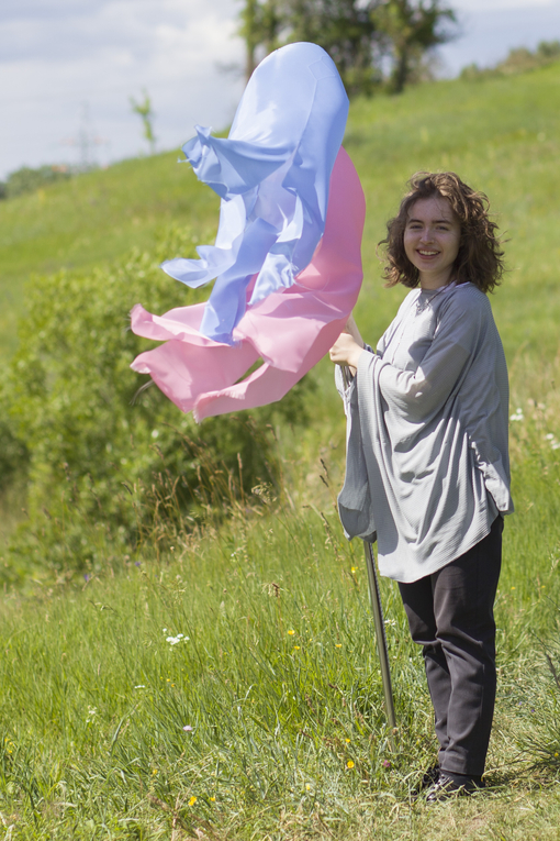 Maya Clars, Parachute, music video, backstage
