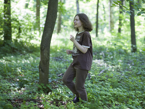 Maya Clars, Fall Into the Unknown, music video, backstage