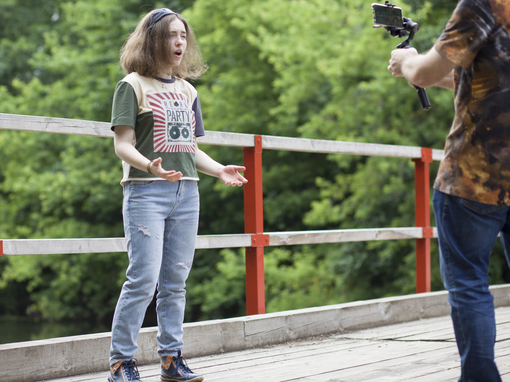 Maya Clars, After the Shock, music video, backstage