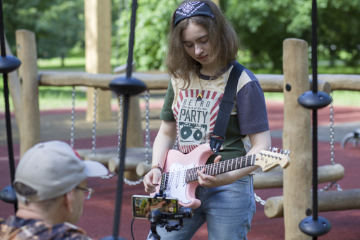 Maya Clars, After the Shock, music video, backstage