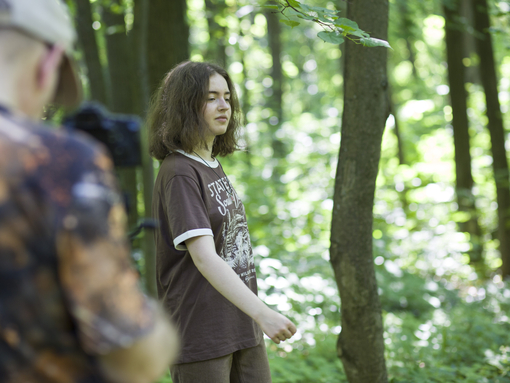 Maya Clars, Fall Into the Unknown, music video, backstage