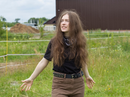 Maya Clars, music video backstage