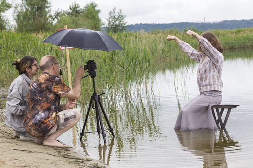 Maya Clars, Archives, music video, backstage