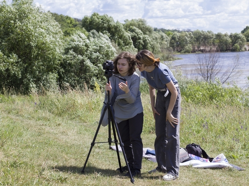 Maya Clars, Parachute, music video, backstage
