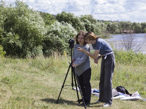 Maya Clars, Parachute, music video, backstage
