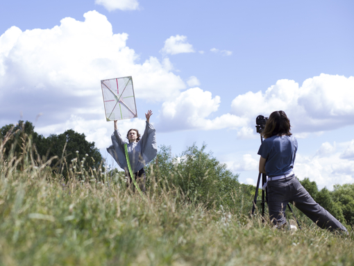 Maya Clars, Parachute, music video, backstage