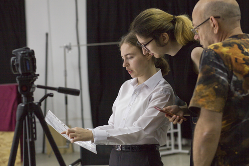 Maya Clars, The Matter of This World, music video, backstage