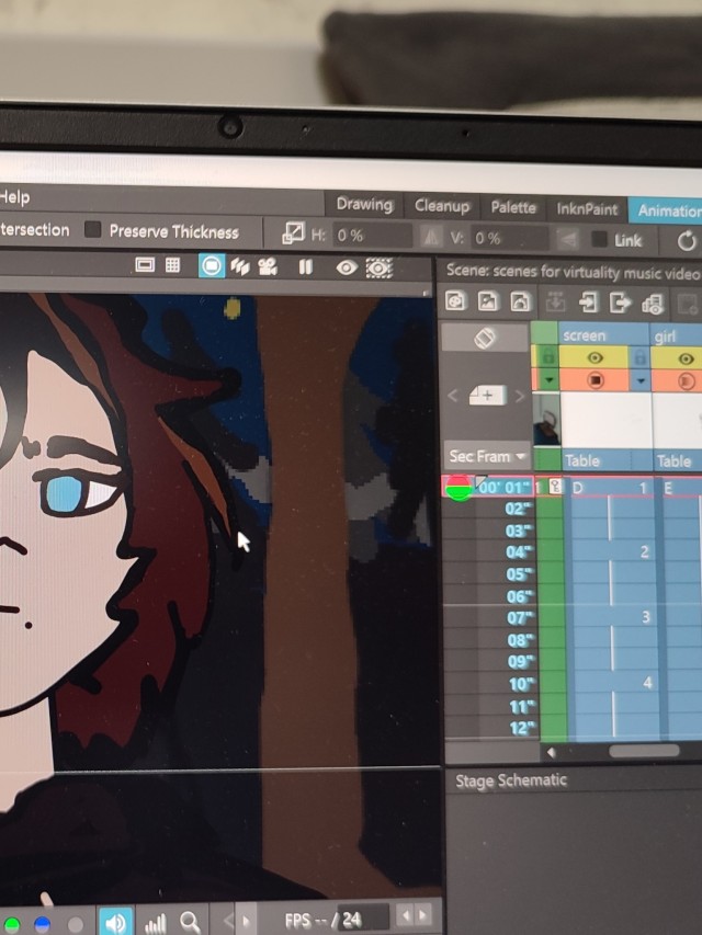 #animators on tumblr #animation #opentoonz #sketchbook #drawing #music #music video 